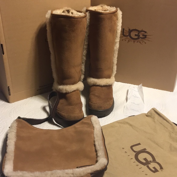 UGG Shoes - Ugg Bundle boots (size 9) and purse.